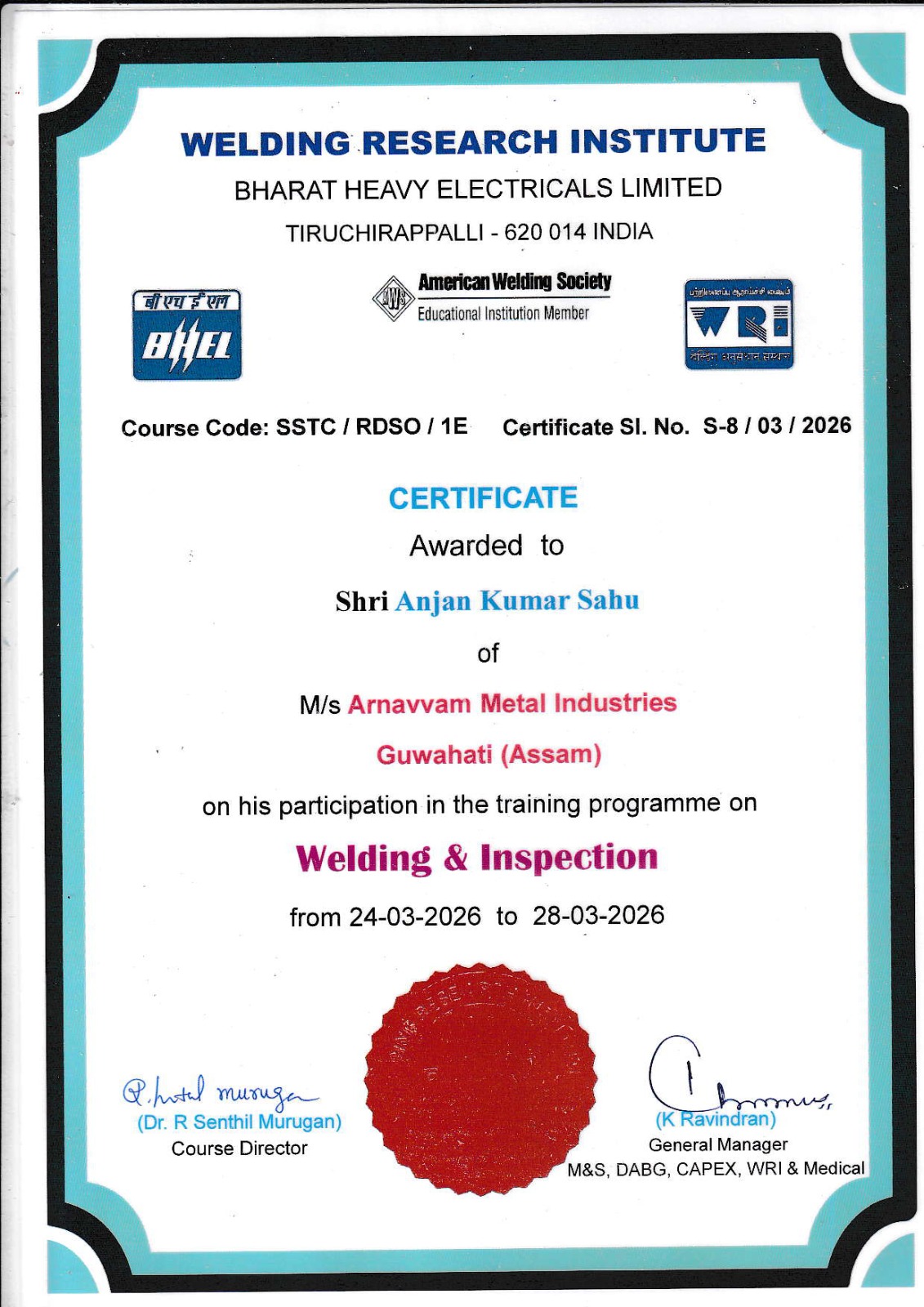 Certificate 2