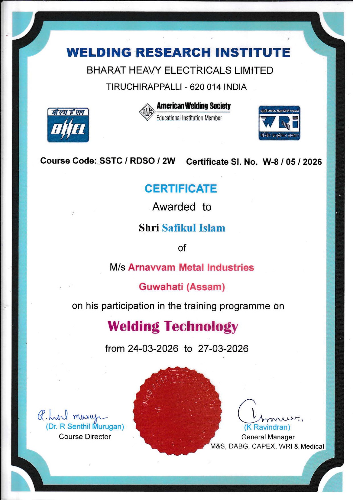 Certificate 4